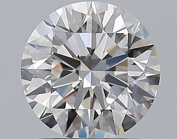 1.29 Carat Round Natural Diamond with  Cut Diamond in 14KT  view 1
