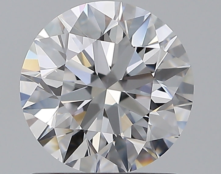 1.22 Carat Round Natural Diamond with  Cut Diamond in 14KT  view 1
