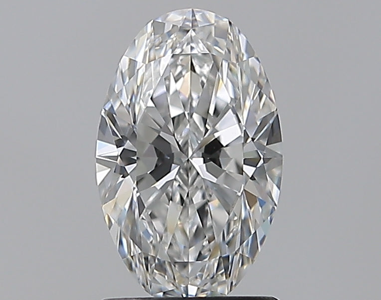 1.25 Carat Oval Natural Diamond with  Cut Diamond in 14KT  view 1

