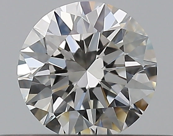 0.34 Carat Round Natural Diamond with  Cut Diamond in 14KT  view 1
