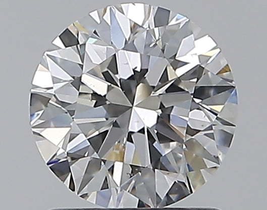 1.29 Carat Round Natural Diamond with  Cut Diamond in 14KT  view 1
