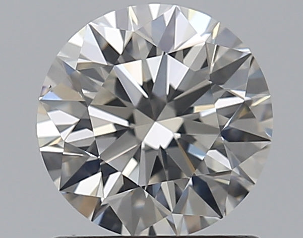 0.9 Carat Round Natural Diamond with  Cut Diamond in 14KT  view 1
