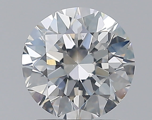 1.5 Carat Round Natural Diamond with  Cut Diamond in 14KT  view 1
