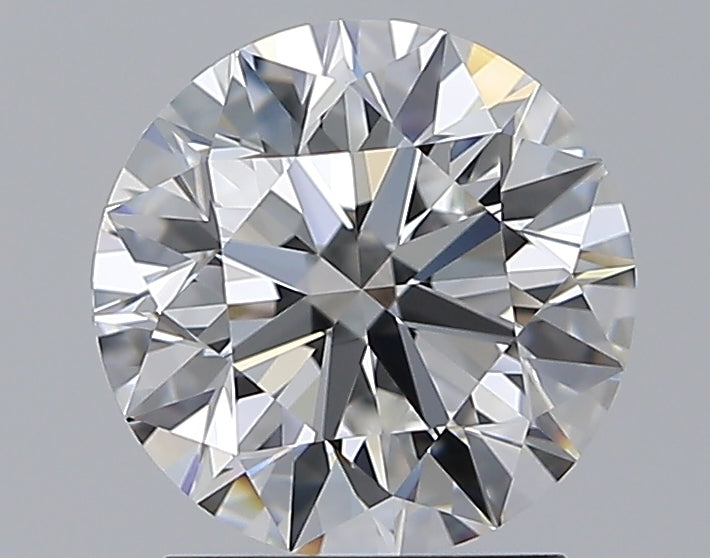 1.9 Carat Round Natural Diamond with  Cut Diamond in 14KT  view 1

