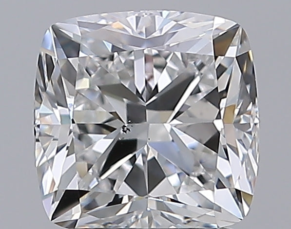 1.91 Carat Cushion Natural Diamond with  Cut Diamond in 14KT  view 1
