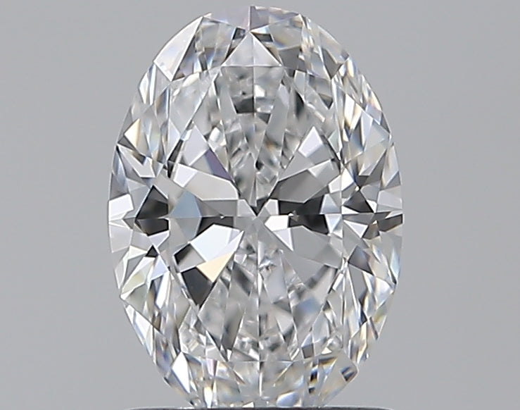 1.2 Carat Oval Natural Diamond with  Cut Diamond in 14KT  view 1
