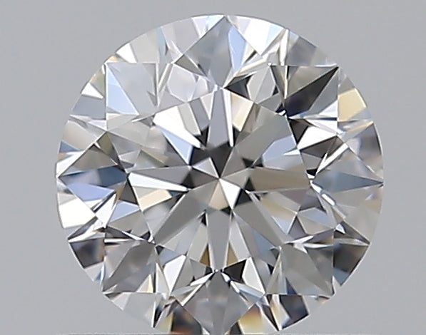 0.59 Carat Round Natural Diamond with  Cut Diamond in 14KT  view 1
