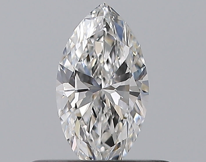 0.3 Carat Marquise Natural Diamond with  Cut Diamond in 14KT  view 1
