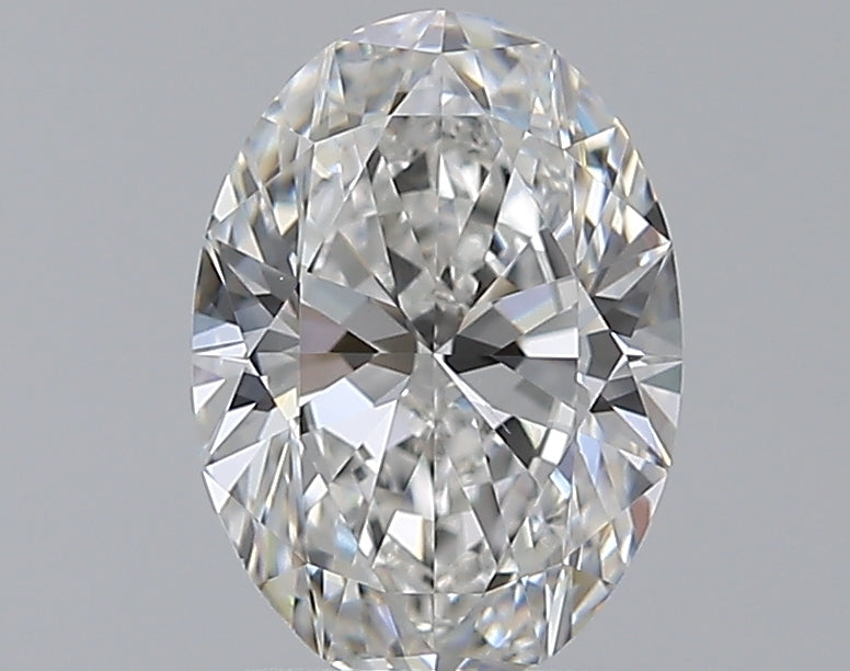 1.5 Carat Oval Natural Diamond with  Cut Diamond in 14KT  view 1
