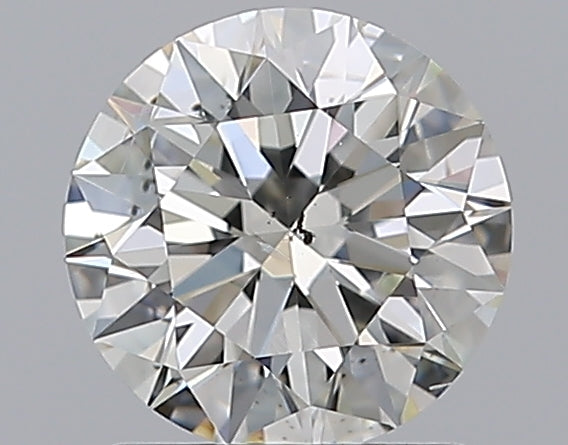 1.21 Carat Round Natural Diamond with  Cut Diamond in 14KT  view 1
