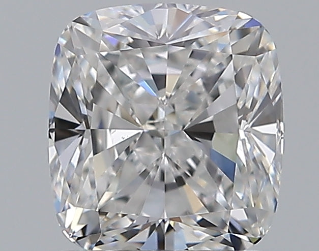 1.0 Carat Cushion Natural Diamond with  Cut Diamond in 14KT  view 1
