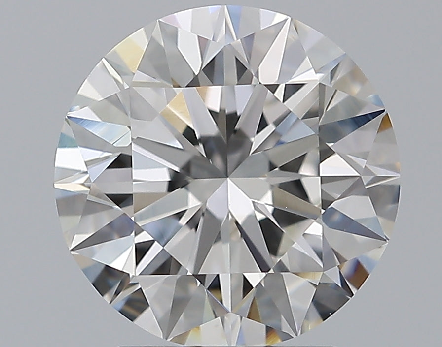2.13 Carat Round Natural Diamond with  Cut Diamond in 14KT  view 1
