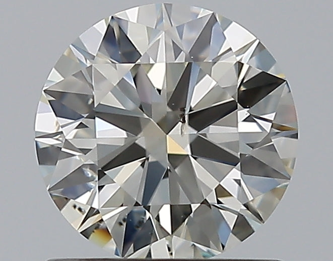 1.01 Carat Round Natural Diamond with  Cut Diamond in 14KT  view 1
