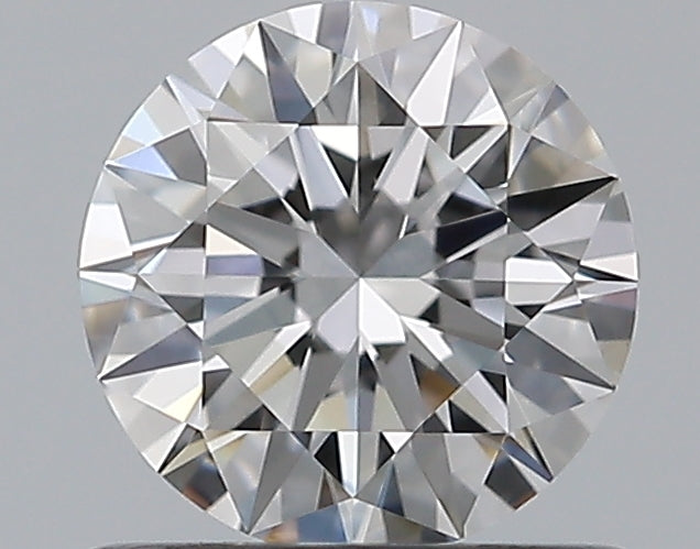 0.67 Carat Round Natural Diamond with  Cut Diamond in 14KT  view 1
