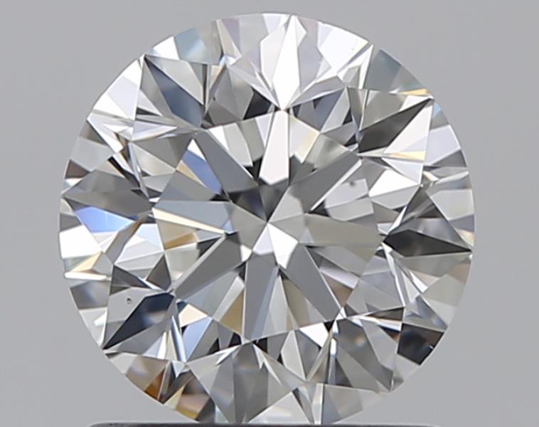 1.0 Carat Round Natural Diamond with  Cut Diamond in 14KT  view 1
