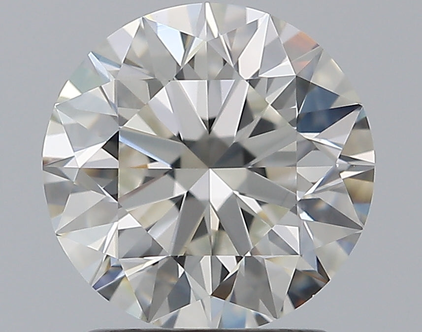 1.7 Carat Round Natural Diamond with  Cut Diamond in 14KT  view 1
