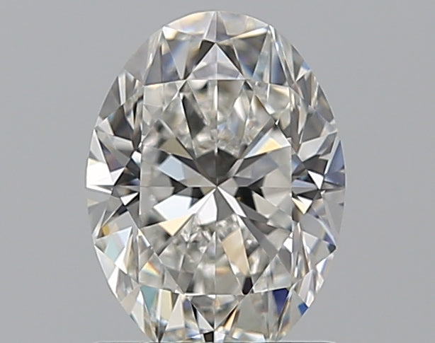1.01 Carat Oval Natural Diamond with  Cut Diamond in 14KT  view 1
