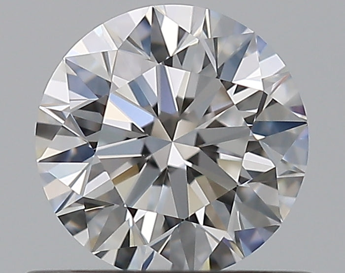 0.65 Carat Round Natural Diamond with  Cut Diamond in 14KT  view 1
