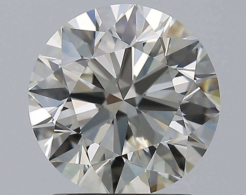 1.9 Carat Round Natural Diamond with  Cut Diamond in 14KT  view 1
