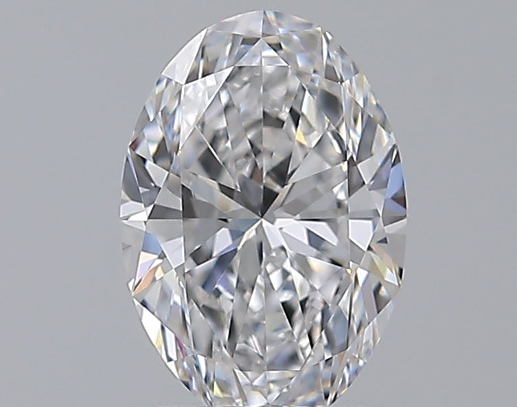 1.2 Carat Oval Natural Diamond with  Cut Diamond in 14KT  view 1
