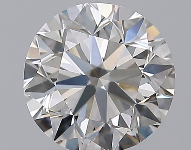 0.9 Carat Round Natural Diamond with  Cut Diamond in 14KT  view 1
