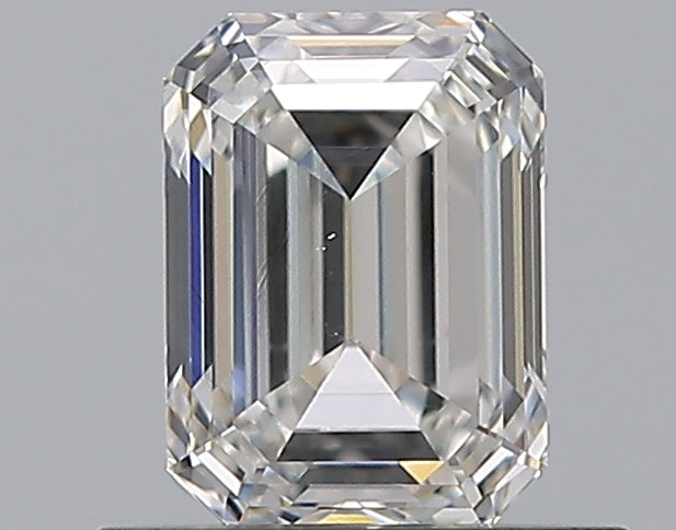 0.7 Carat Emerald Natural Diamond with  Cut Diamond in 14KT  view 1
