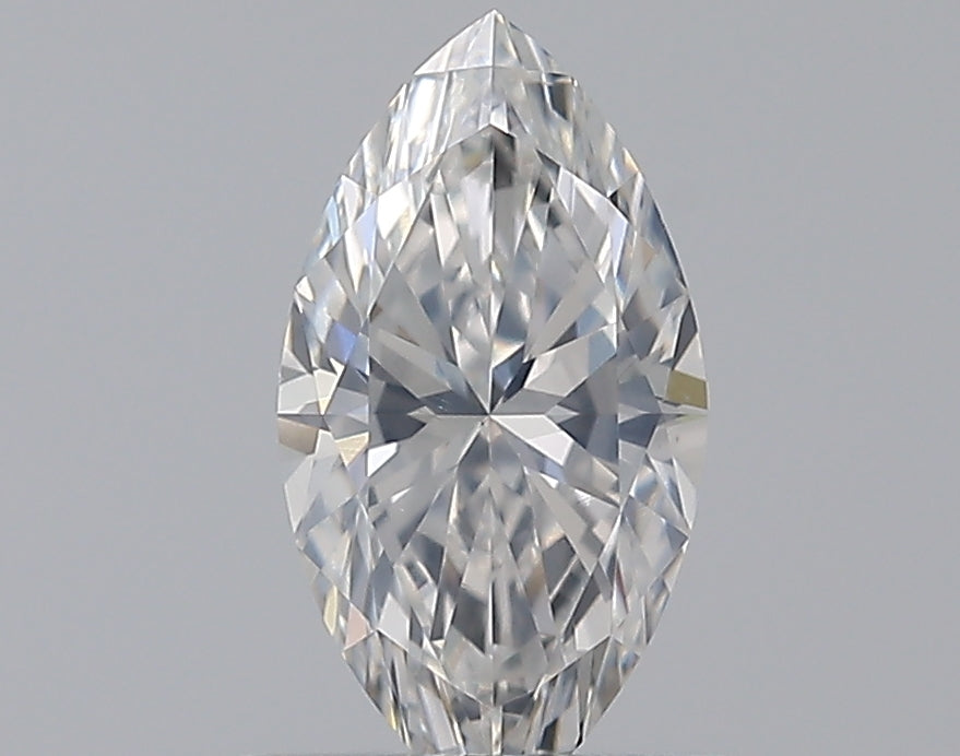 0.54 Carat Marquise Natural Diamond with  Cut Diamond in 14KT  view 1
