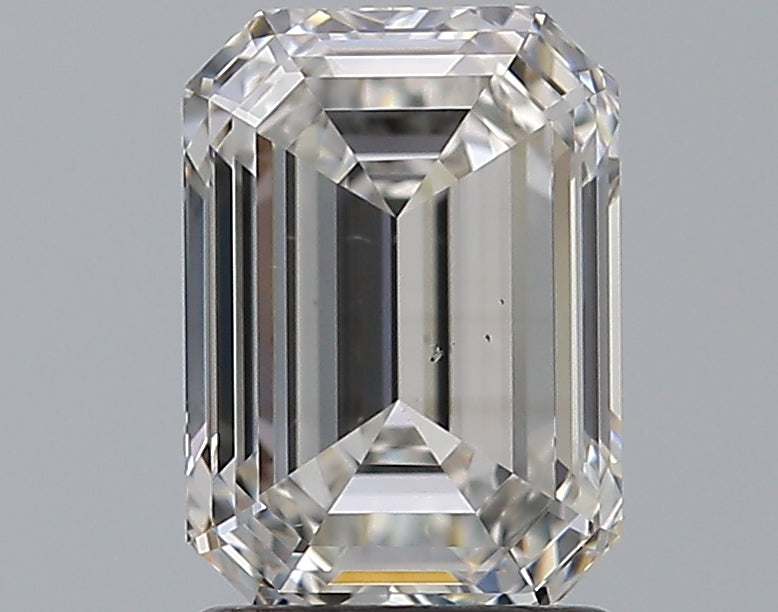 1.91 Carat Emerald Natural Diamond with  Cut Diamond in 14KT  view 1
