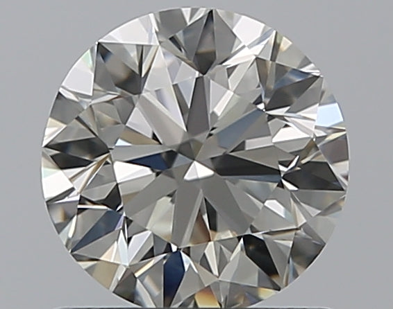 0.8 Carat Round Natural Diamond with  Cut Diamond in 14KT  view 1
