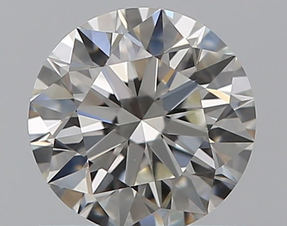 0.51 Carat Round Natural Diamond with  Cut Diamond in 14KT  view 1
