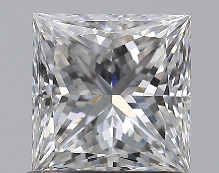 1.0 Carat Princess Natural Diamond with  Cut Diamond in 14KT  view 1
