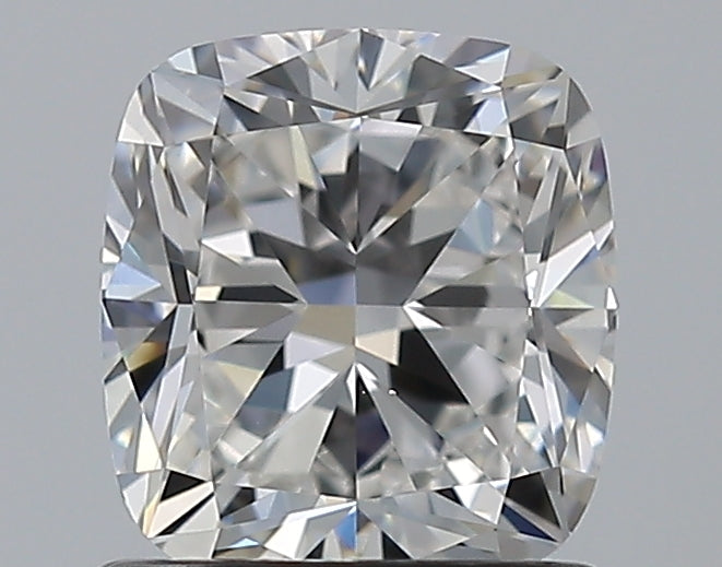 1.2 Carat Cushion Natural Diamond with  Cut Diamond in 14KT  view 1
