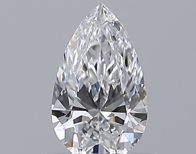 0.46 Carat Pear Natural Diamond with  Cut Diamond in 14KT  view 1
