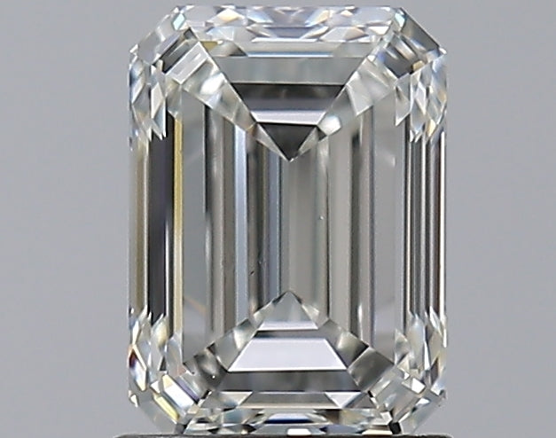 1.51 Carat Emerald Natural Diamond with  Cut Diamond in 14KT  view 1
