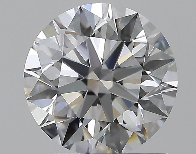 1.15 Carat Round Natural Diamond with  Cut Diamond in 14KT  view 1
