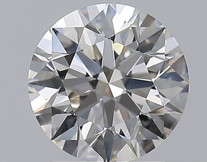 2.0 Carat Round Natural Diamond with  Cut Diamond in 14KT  view 1
