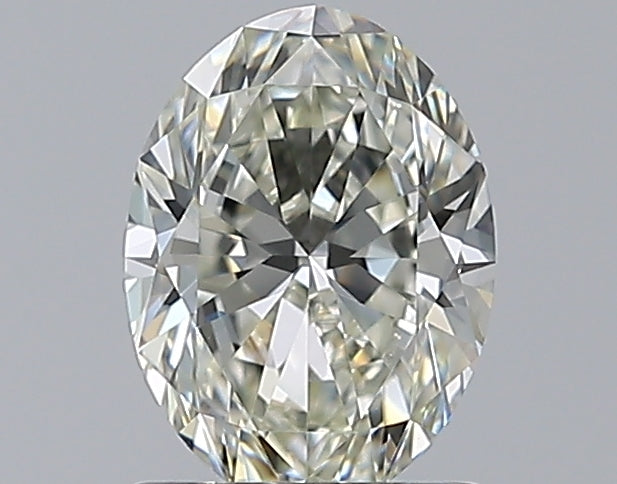 1.0 Carat Oval Natural Diamond with  Cut Diamond in 14KT  view 1
