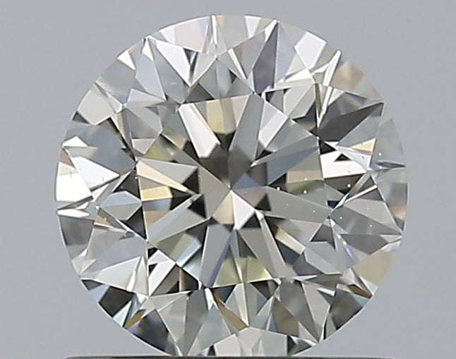 0.9 Carat Round Natural Diamond with  Cut Diamond in 14KT  view 1
