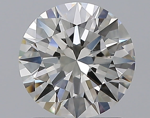 1.51 Carat Round Natural Diamond with  Cut Diamond in 14KT  view 1
