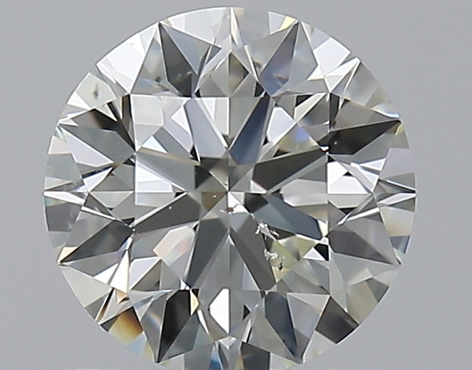 1.01 Carat Round Natural Diamond with  Cut Diamond in 14KT  view 1
