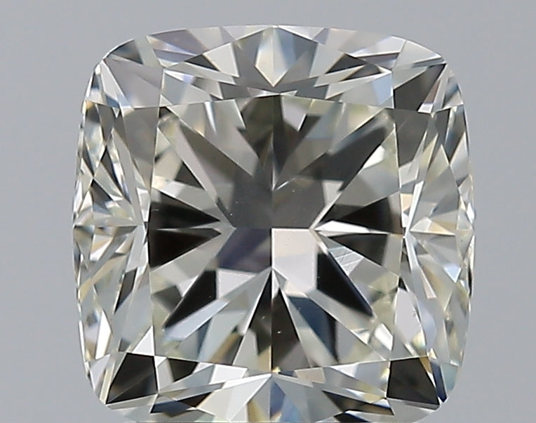 2.0 Carat Cushion Natural Diamond with  Cut Diamond in 14KT  view 1
