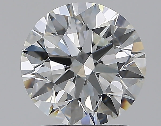 1.61 Carat Round Natural Diamond with  Cut Diamond in 14KT  view 1

