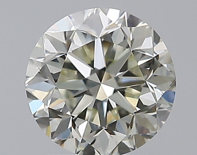 1.51 Carat Round Natural Diamond with  Cut Diamond in 14KT  view 1
