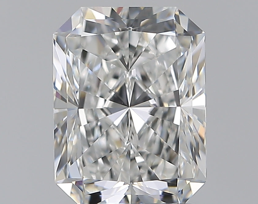 2.01 Carat Radiant Natural Diamond with  Cut Diamond in 14KT  view 1
