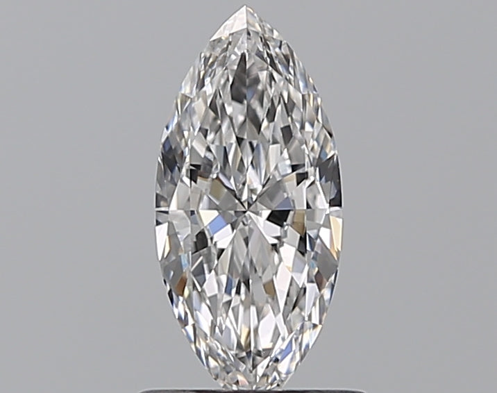 0.7 Carat Marquise Natural Diamond with  Cut Diamond in 14KT  view 1
