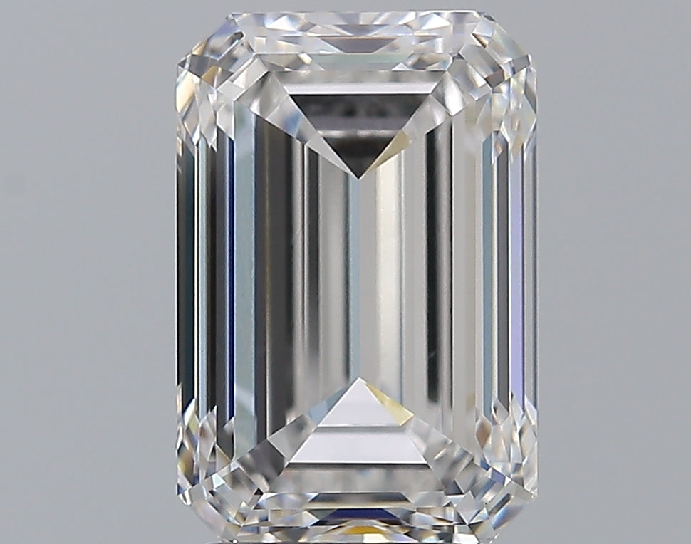 4.01 Carat Emerald Natural Diamond with  Cut Diamond in 14KT  view 1
