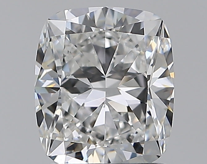 1.51 Carat Cushion Natural Diamond with  Cut Diamond in 14KT  view 1

