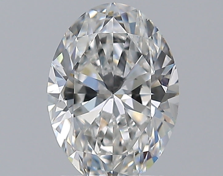 1.51 Carat Oval Natural Diamond with  Cut Diamond in 14KT  view 1
