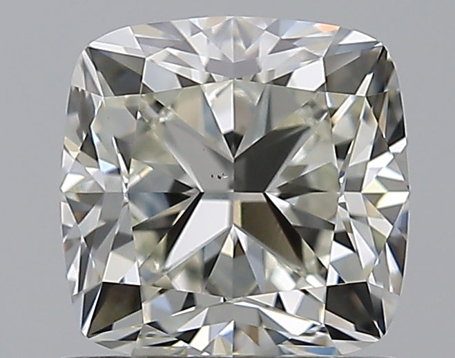 0.97 Carat Cushion Natural Diamond with  Cut Diamond in 14KT  view 1
