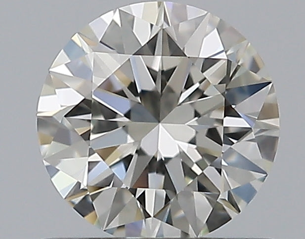 0.65 Carat Round Natural Diamond with  Cut Diamond in 14KT  view 1
